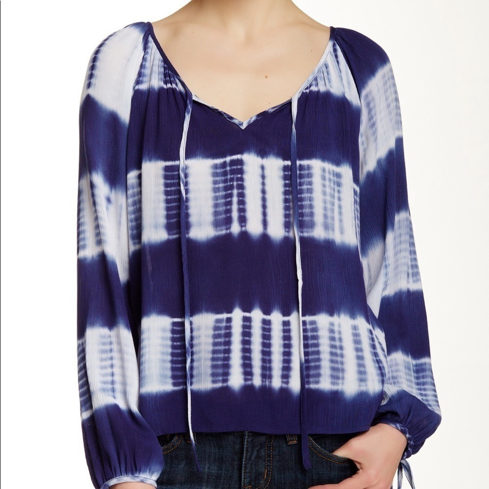 Blu Pepper blue white tie dye NWT size Medium